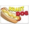 Signmission Kraut Dog Banner Concession Stand Food Truck Single Sided B-120 Kraut Dog19 - alternate 1